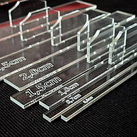 Лінійки для припусків прямі, комплект 9шт