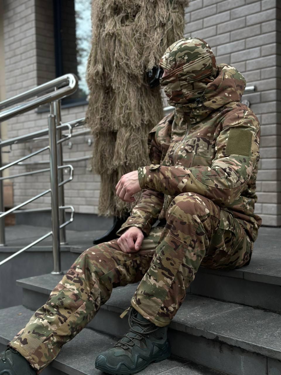 Костюм тактичний зимовий Мультикам зимовий розмір M