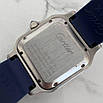 Годинник наручний Cartier Santos Silver/White-Blue, фото 5