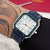 Годинник наручний Cartier Santos Silver/White-Blue, фото 10