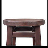 Низький Табурет ПАБ Комфорт з дерева Вільха Для Барної стійки, Кав'ярні або на Балкон Кипарис 58см, фото 5
