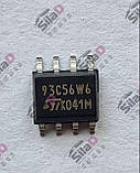 Мікросхема EEPROM 93C56 marking 93C56W6 ST корпус SO8, фото 2