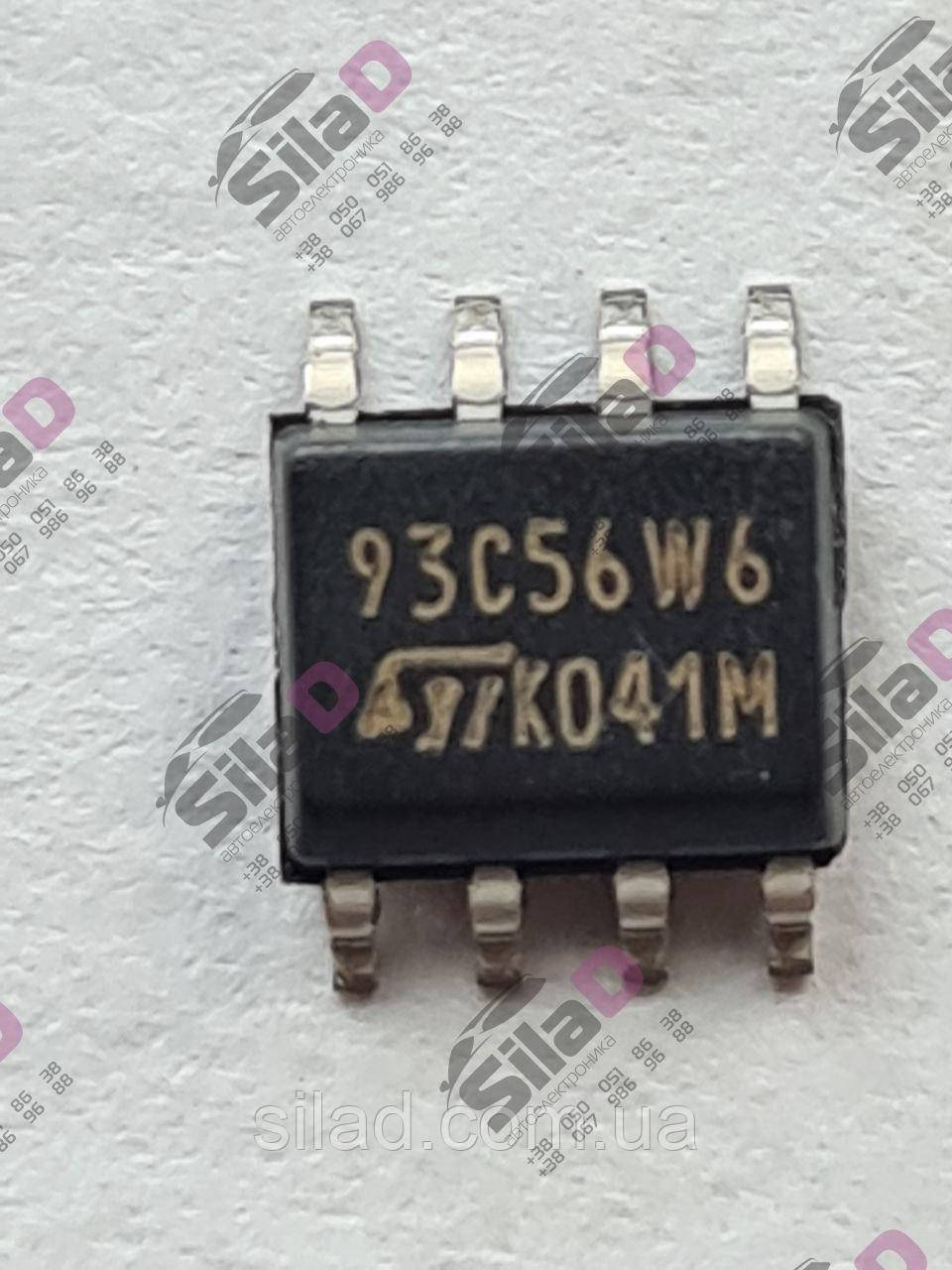 Мікросхема EEPROM 93C56 marking 93C56W6 ST корпус SO8, фото 1