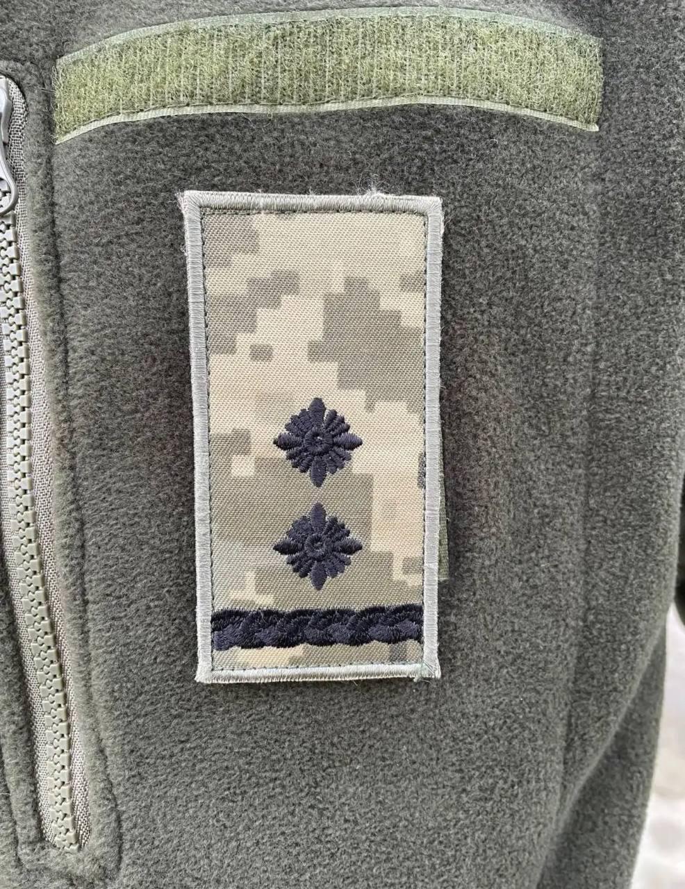 Погон Підполковник на липучці Піксель, фото 1