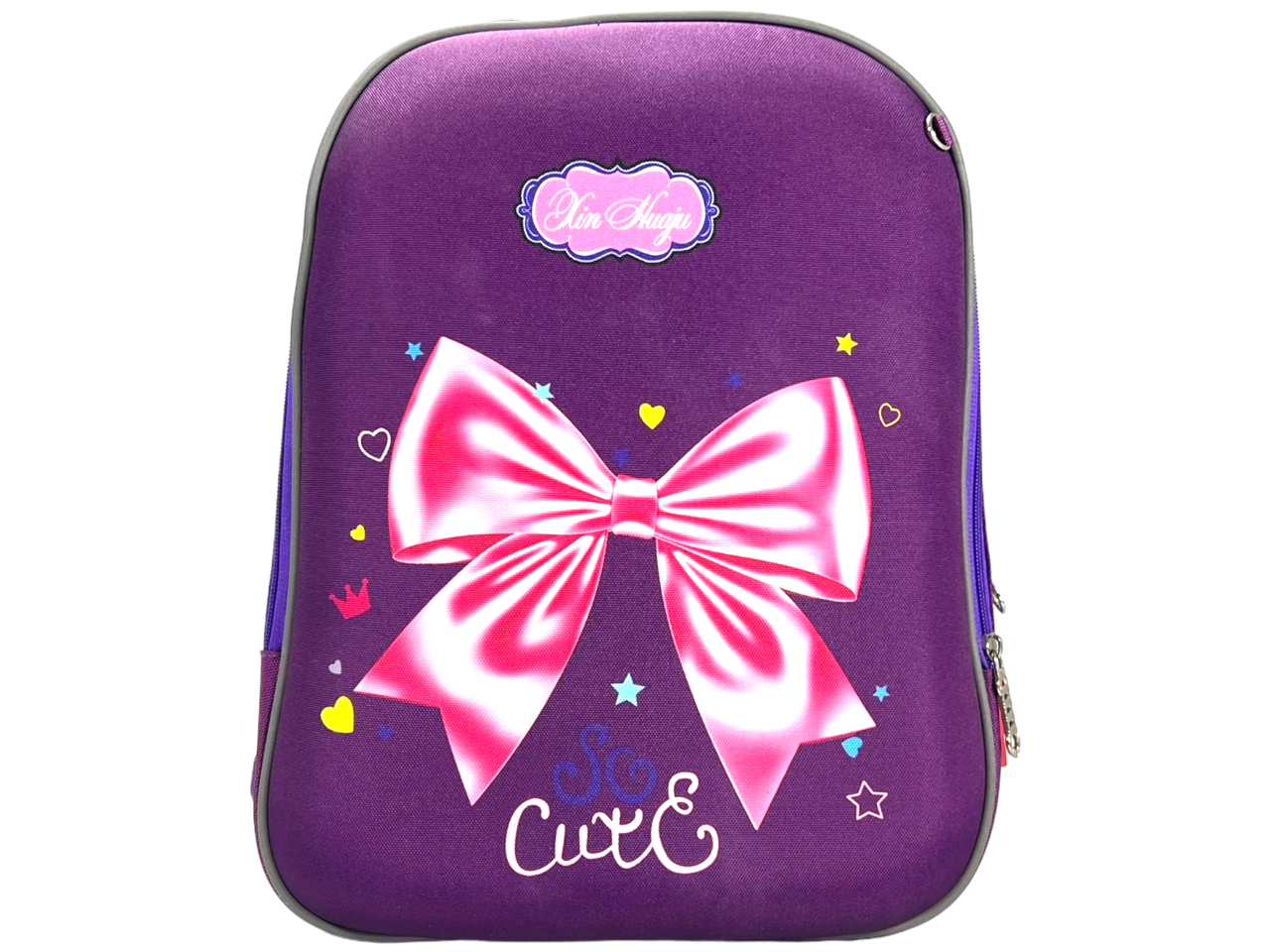 Шкільний рюкзак на два відділення, фіолетовий, фото 1