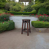 Низький Табурет ПАБ Комфорт з дерева Вільха Для Барної стійки, Кав'ярні або на Балкон Кипарис 58см, фото 4