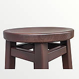 Низький Табурет ПАБ Комфорт з дерева Вільха Для Барної стійки, Кав'ярні або на Балкон Кипарис 58см, фото 7