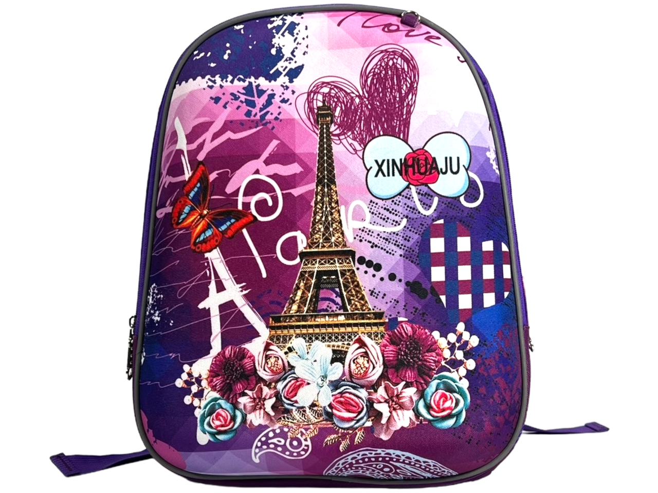 Шкільний рюкзак на два відділення, колір фіолетовий, 16 л