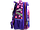 Шкільний рюкзак на два відділення, колір фіолетовий, 16 л, фото 2