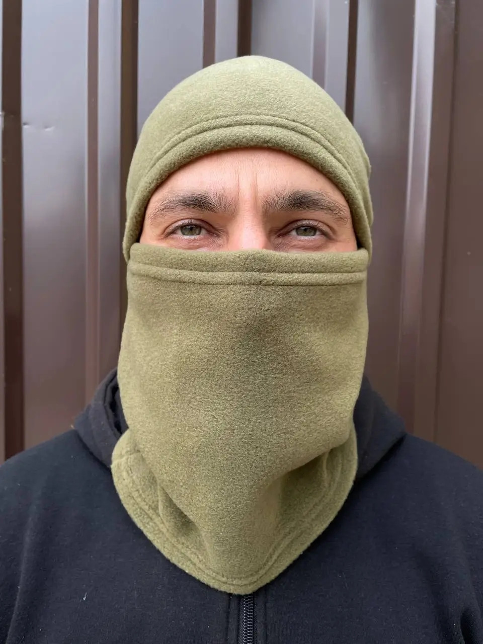 Балаклава флісова Олива, фото 1