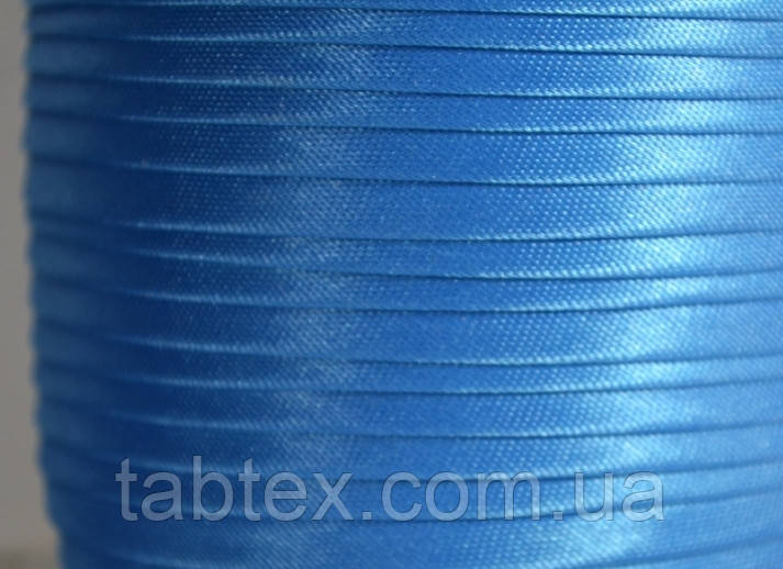 Коса Бейка "Kotex"№8086(блакитна) атласна 110 ярд. (100,60 м)