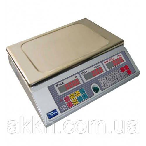 Ваги торговельні Україна ВТА-60/30-6-А (ЖК)
