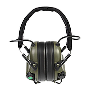 Навушники тактичні активні Earmor M31 Олива, фото 4