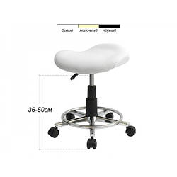 Стілець для майстра косметолога без спинки на колесах мод. 829