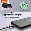 Кабель PZOZ Cable Type-C 3A для заряджання та передачі даних 1м / 1шт, фото 4