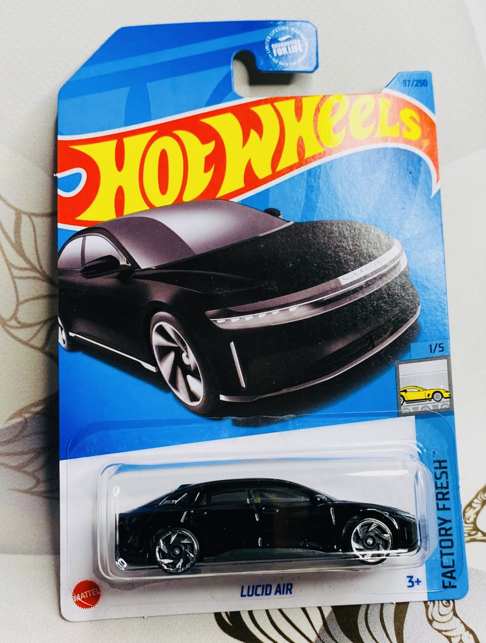Колекційна машинка Hot Wheels Lucid Air Хот Вілс