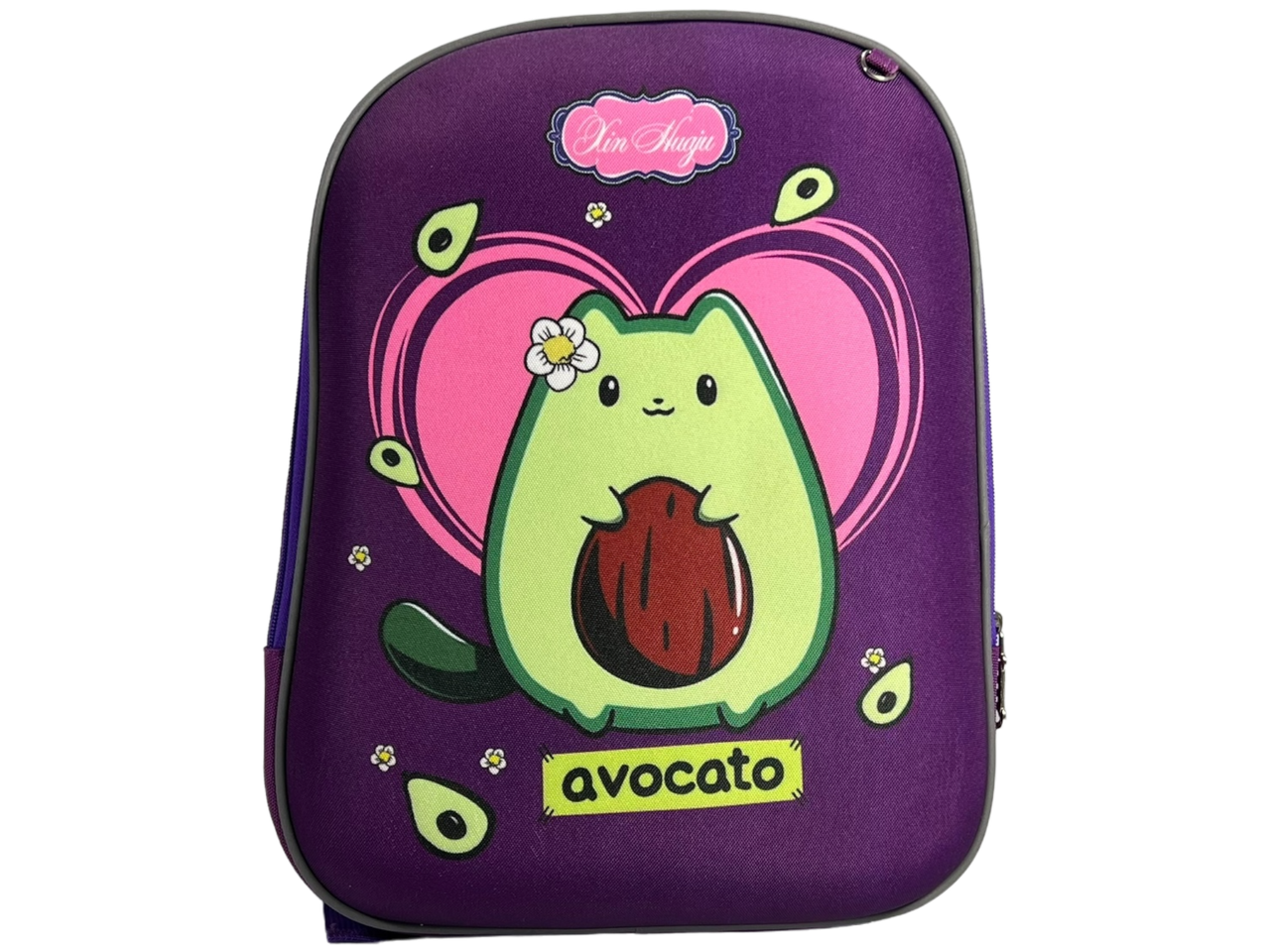Шкільний рюкзак на два відділення, авокадо, фіолетовий, фото 1