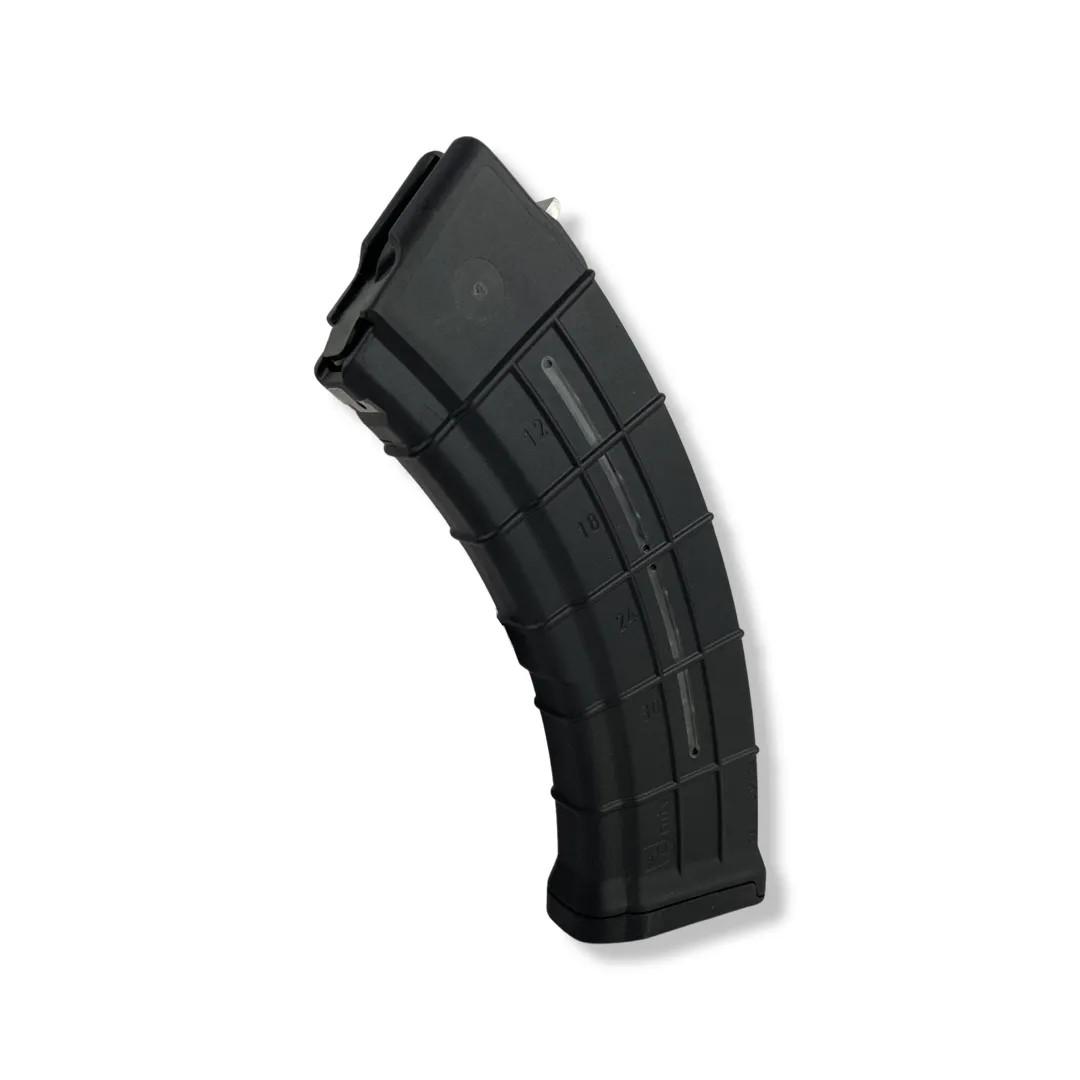 Магазин АК 7.62x39 чорний із вікном, фото 1