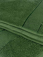 Рушник махровий Nazura Olive 50x90, фото 2