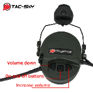 Активні навушники Tac-Sky Sordin Headset — Foliage Green, фото 5