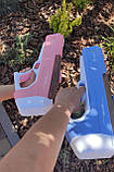 Великий водний автомат Electric Water Gun з великим акумулятором 7.4 V, ручне завантаження води, Блакитний, фото 10