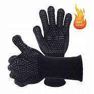 Термостійкі рукавички Чорні, фото 5