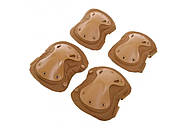 Тактичні наколінники та налокітники T-Pads захисні анатомічної форми олива EF-2810, Койот, фото 2