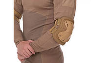 Тактичні наколінники та налокітники T-Pads захисні анатомічної форми олива EF-2810, Койот, фото 5