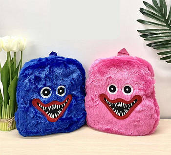 Рюкзак яскравий дитячий плюшевий Хагі Ваги на блискавці 28*30 см в різних варіантах Nina