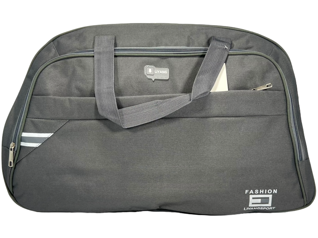 Дорожяі сумка на три відділення, сіра