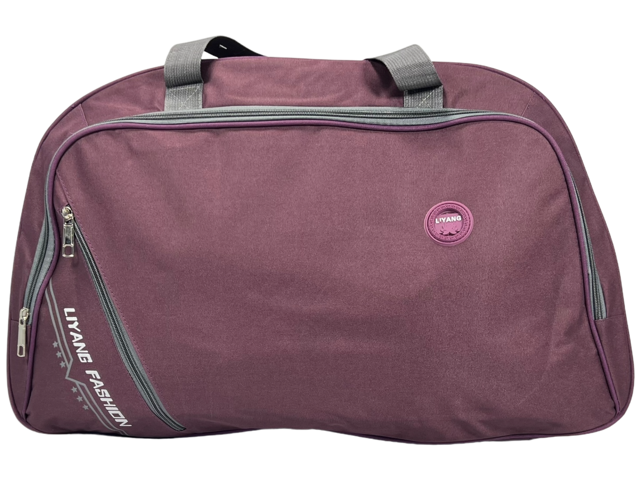 Дорожня сумка на три віділеня, 53 л, фіолетова
