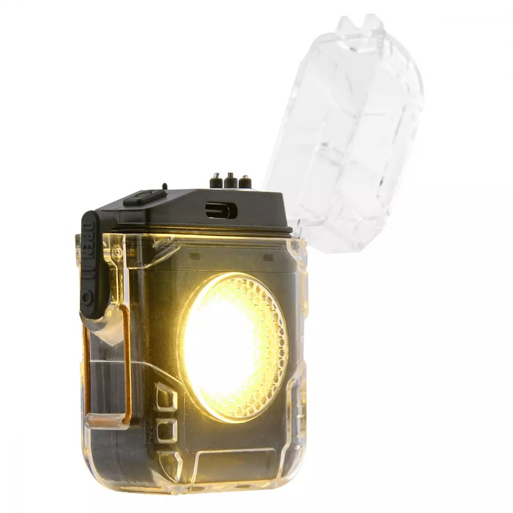 Акумуляторний LED-ліхтарик D56-1 з запальничкою, фото 1