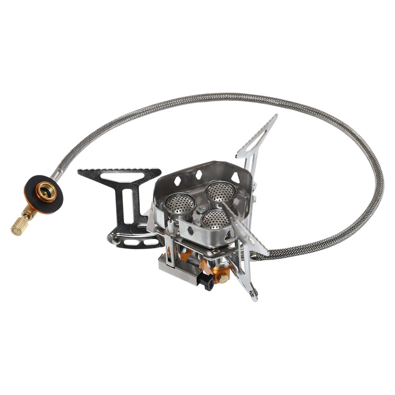 Пальник газовий туристичний із вітрозахистом і зі шлангом під балони KOVAR, фото 1