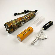 Ліхтарик ручний тактичний Bailong BL-P512M-P90, фото 5