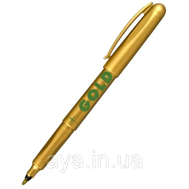 Маркер перманентний Centropen, золотий, 2670