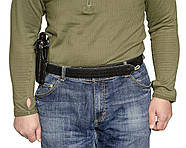 Кобура ПК9 пластикова поясна для ПМ Чорна, фото 5