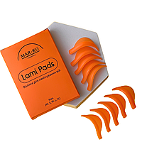 Валики ліфтинг | Mar-Ko | 5 пар (xs,s,m,l,xl) | Помаранчеві