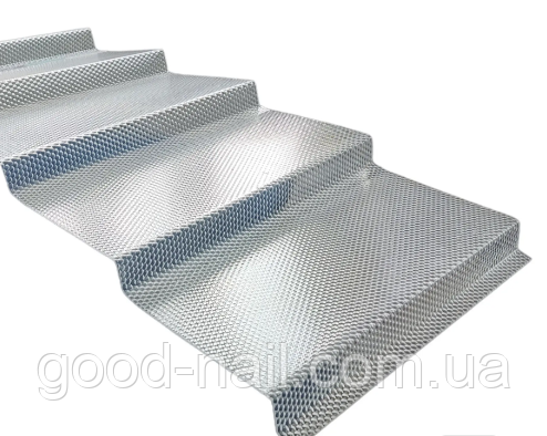 Навіс із профільного монолітного полікарбонату прозорий, фото 1