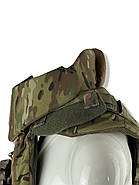 Захист шиї м'який протиопорний захист RAGNAROK 1 класу піксель pelerine-m, Мультикам, фото 6