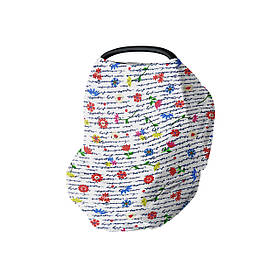 Мілк Снуд (шарф для годування груддю) Minikin квіти