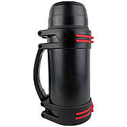 Термос 1500 мл у чорному кольорі, фото 2