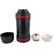 Термос 1500 мл у чорному кольорі, фото 10