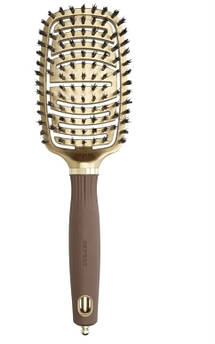 Продувна щітка Olivia Garden Expert Care Flex Boar Gold&Brown OGID2070