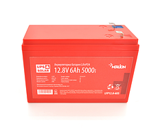 Літій-залізо-фосфатний акумулятор Merlion LiFePO4 12.8V 6AH,(151x65x97), 3000 циклів