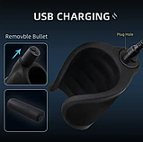 Вібратор 2в1 для чоловічої мастурбації, Силіконова насадка на член, Інтимні іграшки, фото 7