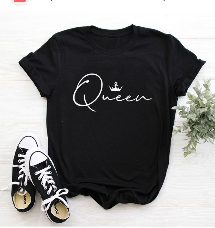 Жіночі футболки "Queen" Туреччина Чорні
