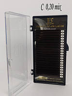 Вії I-BEAUTY Шоколад MIX C 0,20