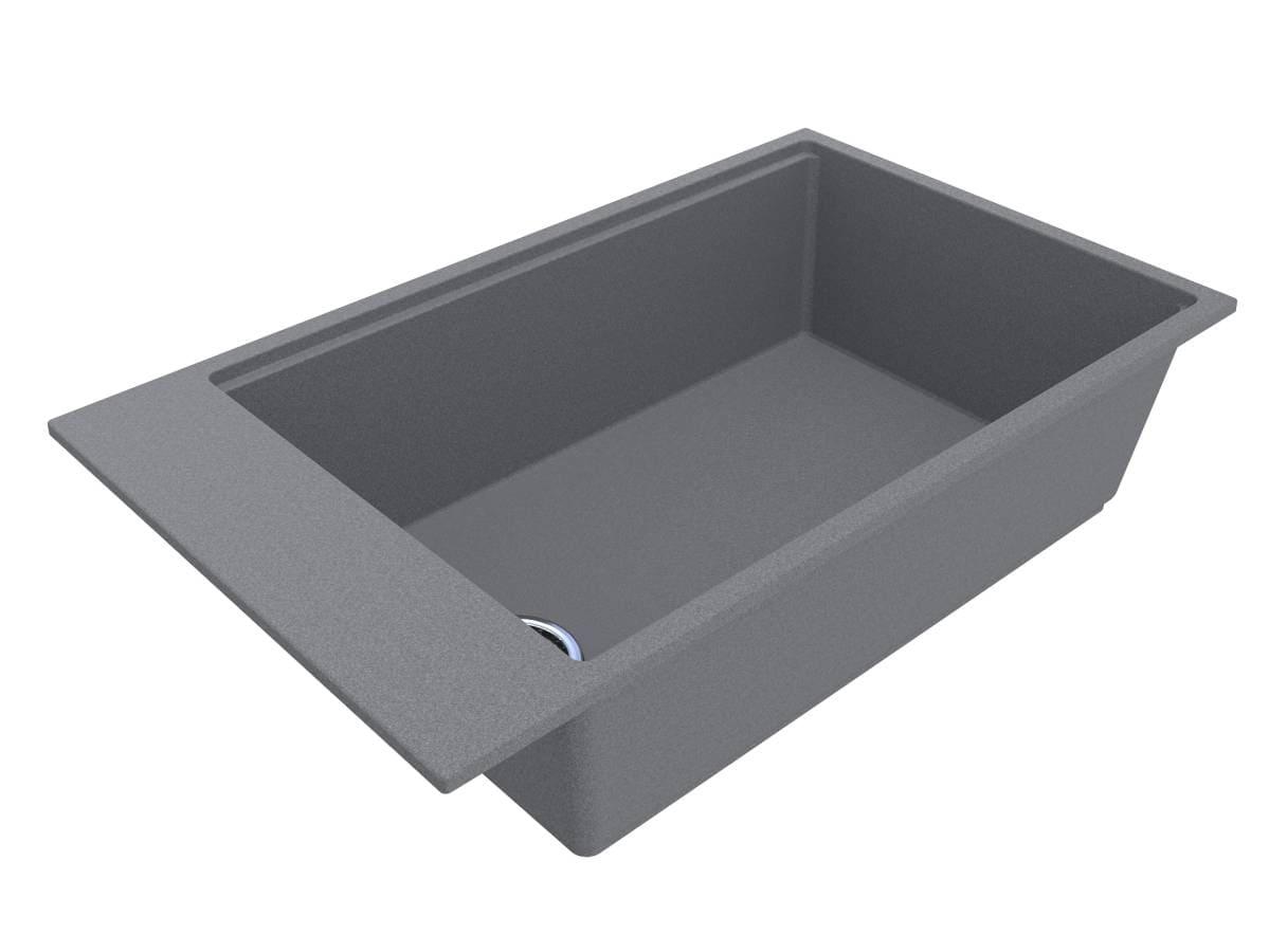 Кухонна мийка LAGOON 760 gray Miraggio