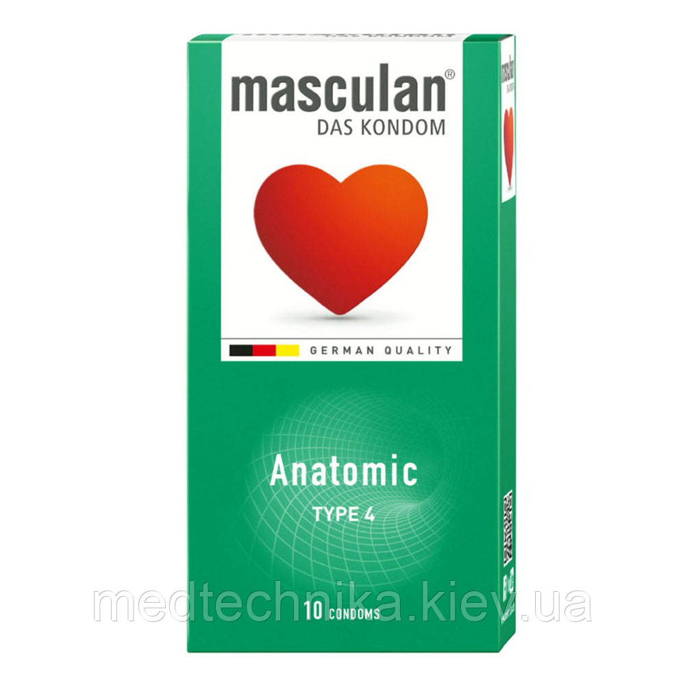 Презервативи Anatomic, 10 шт, Masculan, фото 1