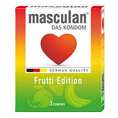 Презервативи Frutti Edition, 3 шт, Masculan
